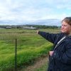 Auntie Glenda Chalker explaining the landscape, South Camden